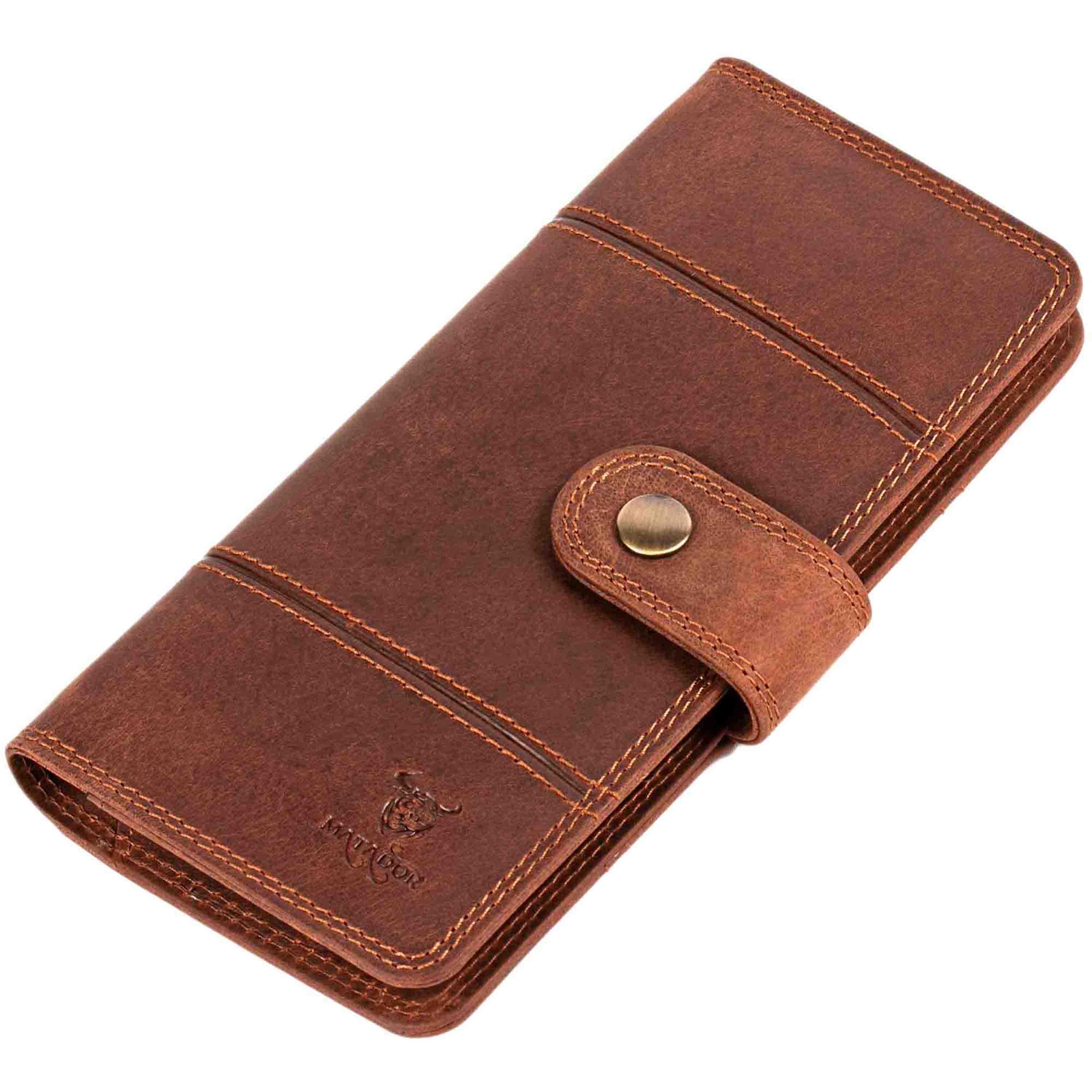 MATADOR Leder Universal Handytasche bis 6.7 Zoll Geldbörse Geldtasche 2 Farben