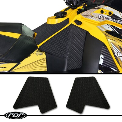 2016+ Ski Doo XS / XRS / TNT / MXZ 600, 800 PDP Snowmobile Knee Pads - BLACK