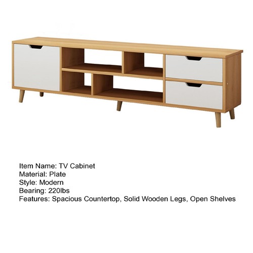 With 3 Drawers And Open Shelves For Living Room & Bedroom Ne