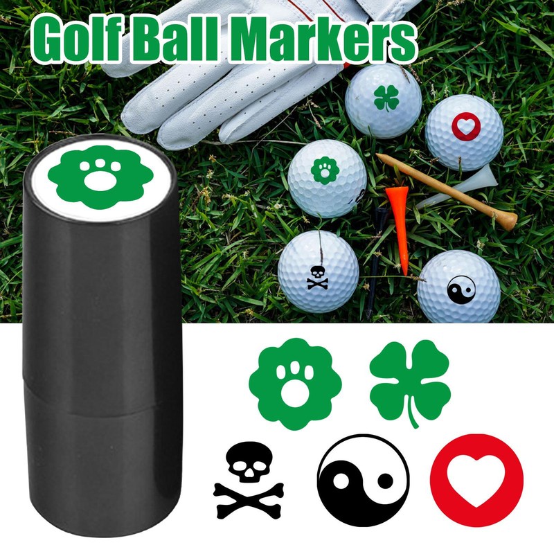 Waterproof Golf Ball Stamp Golf Ball Finder Marker For Lasting Quick Dry