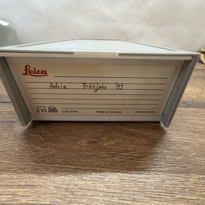 Leica Diabox 2x50 (100) Dia Magazin Slide Tray Deko Vintage Sammler Retro
