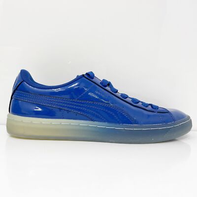 

Puma Mens Basket Patent Ice Fade 363094 02 Синяя повседневная обувь Кроссовки Размер 7, Синий, Basket Patent Ice Fade