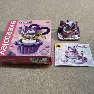Kuromi Hello Kitty Grape Cupcake & Cinnamoroll Building Toy Keeppley Pls C Desc
