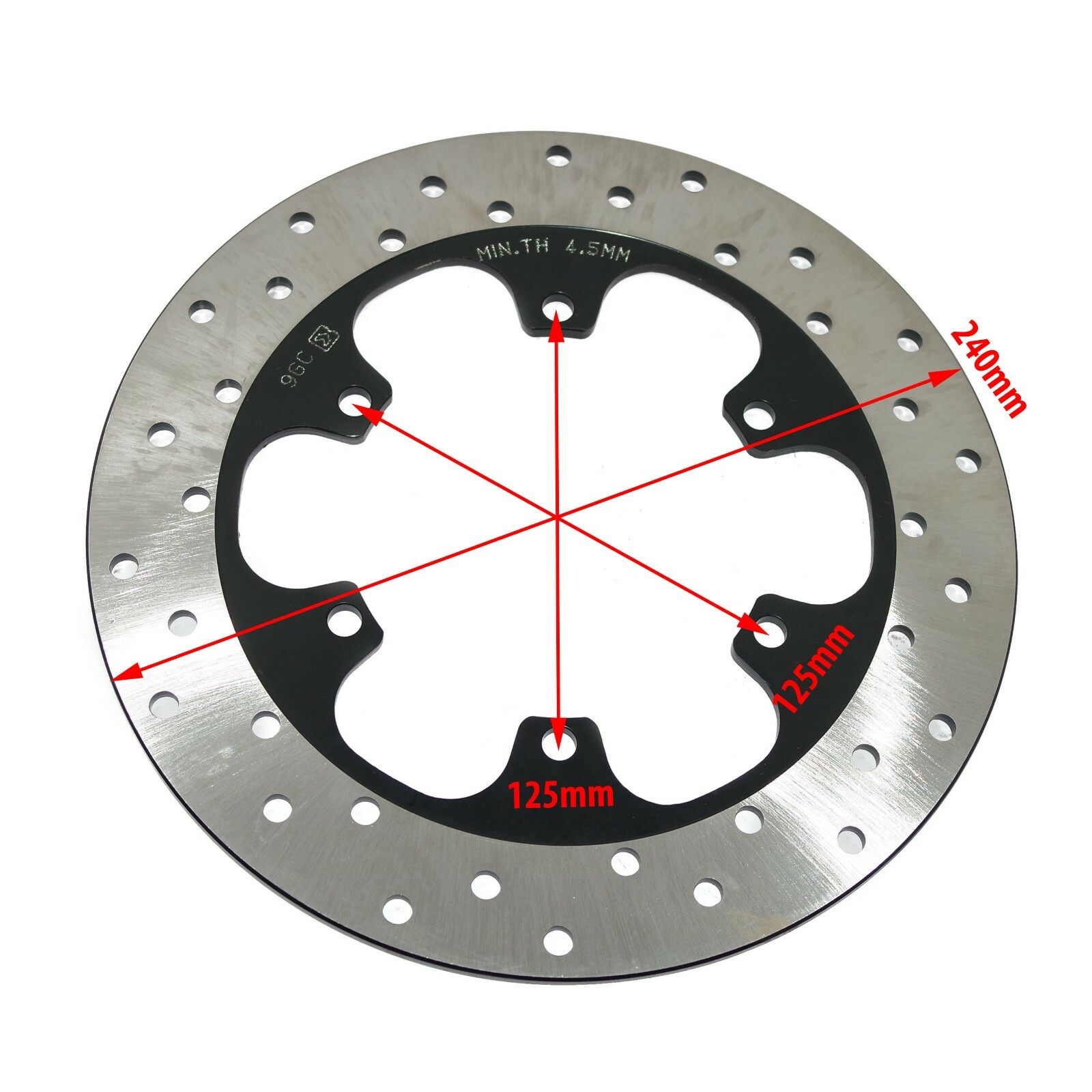 Fits Royal Enfield Himalayan 411 Interceptor 650 Rear Wheel Rim Disc Brake Plate 