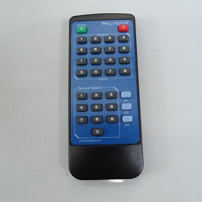 New Key Digital KDRMCSKA Remote Control for HDMI Switcher