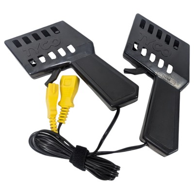 Tyco 2 HO Slot Car Controllers Speed Trigger Gun Electric Black