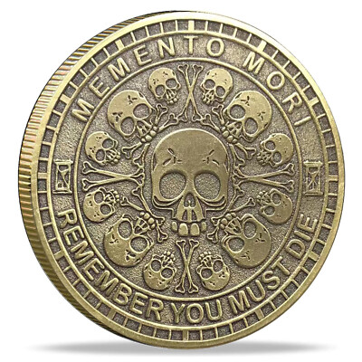 Memento Mori Challenge Coin: Elevate Your Daily Stoic Practice