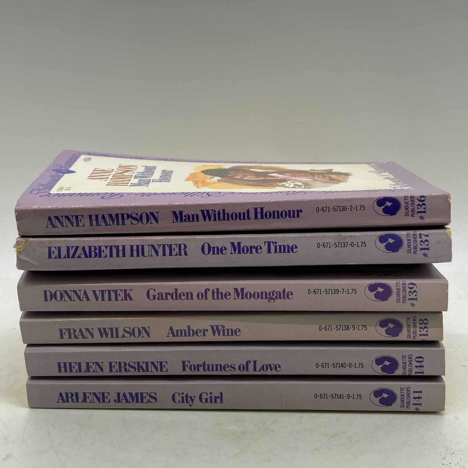 LOT OF 6 SILHOUETTE ROMANCE SERIES ROMANCE BOOKS Novels FROM LOT OF 6 SILHOUETTE ROMANCE SERIES ROMANCE BOOKS Novels FROM