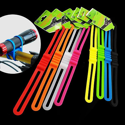 Bike Silicone Band Tie Phone Strap Mount Holder Us Stock