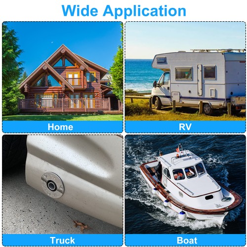 Thru Hull Exhaust Fitting, 24mm 316 Stainless Steel, For Diesel Parking Heaters