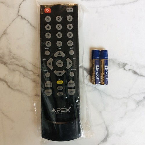 Remote for APEX Digital TV Converter Box Analog Pass Through DT250A New