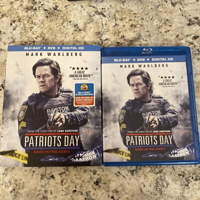 Patriots Day (Blu-ray, 2016) Mark Walberg