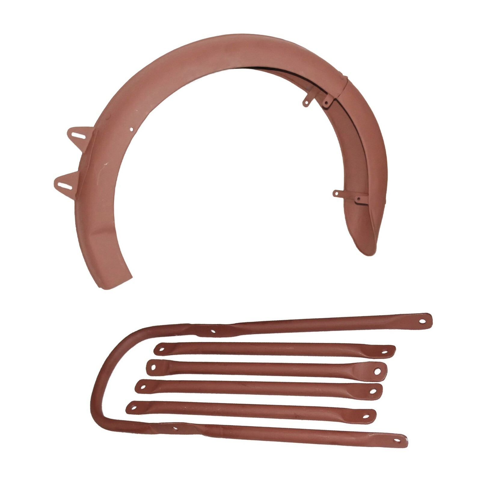 Fits BSA B31 B33 A7 A10 Plunger Model Rear Mudguard Bare Metal With Stays  