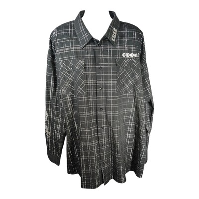 Coogi Button Down Shirt - Men's Embroidered Long Sleeve - Stylish Casual Wear