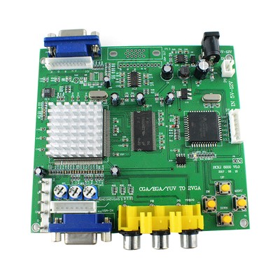 HD Video Converter Board CGA/EGA/YUV/RGB to VGA Arcade Game Monitor to LCD CRT H