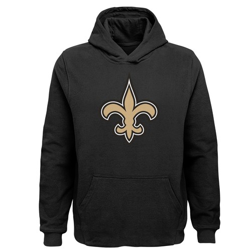 Outerstuff Youth Boys New Orleans Saints Флисовая толстовка с логотипом NFL Primary