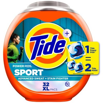 Tide Power Pods Plus Febreze Odor Eliminators 32 Count Laundry Detergent