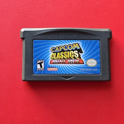 Game Boy Advance Capcom Classics Mini Mix Bionic Commando Mighty Final Fight