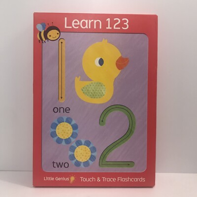 Little Genius Learn 123 Touch & Trace Giant Flashcards