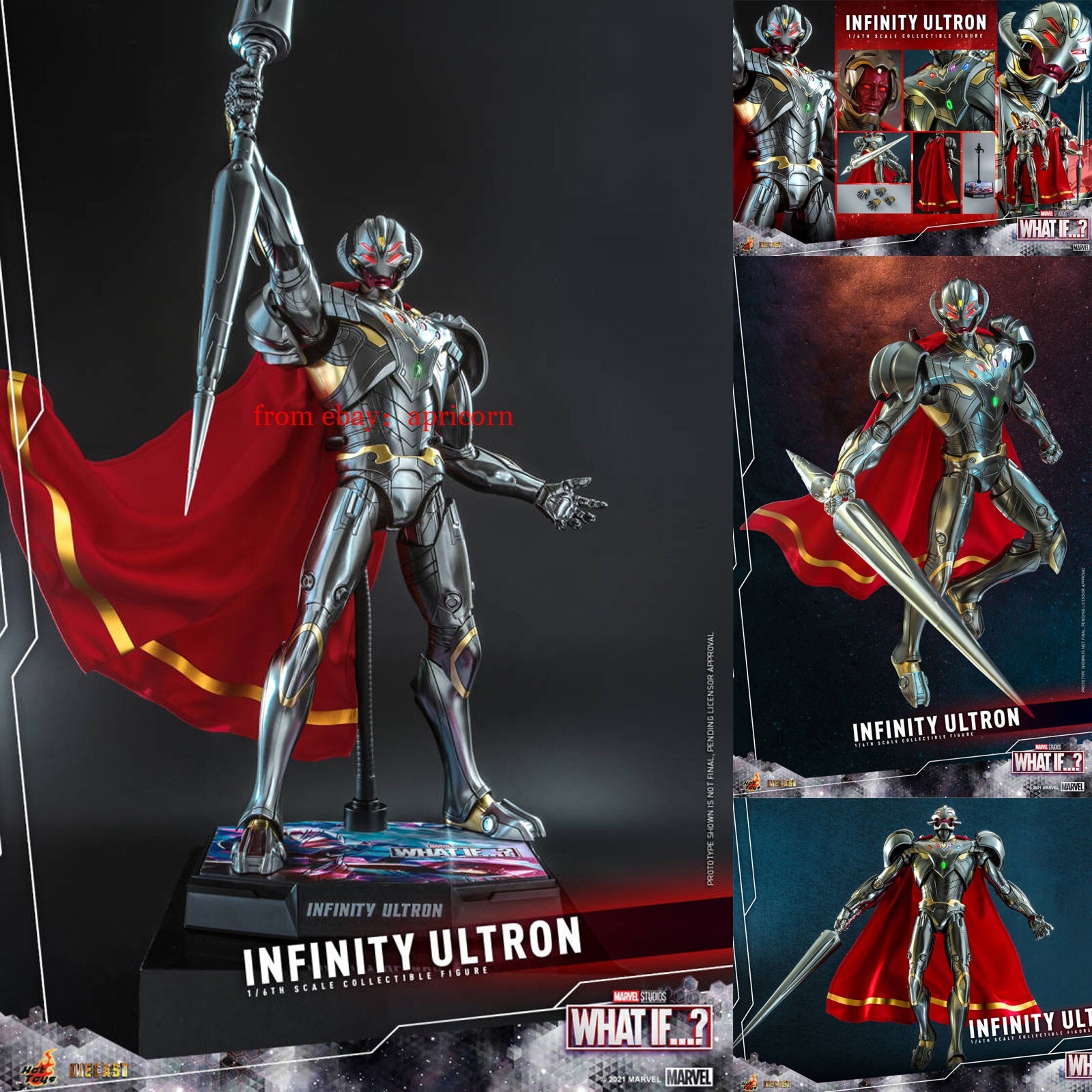 Hottoys TMS063D44 What If 1/6 Infinity Ultron Collectible