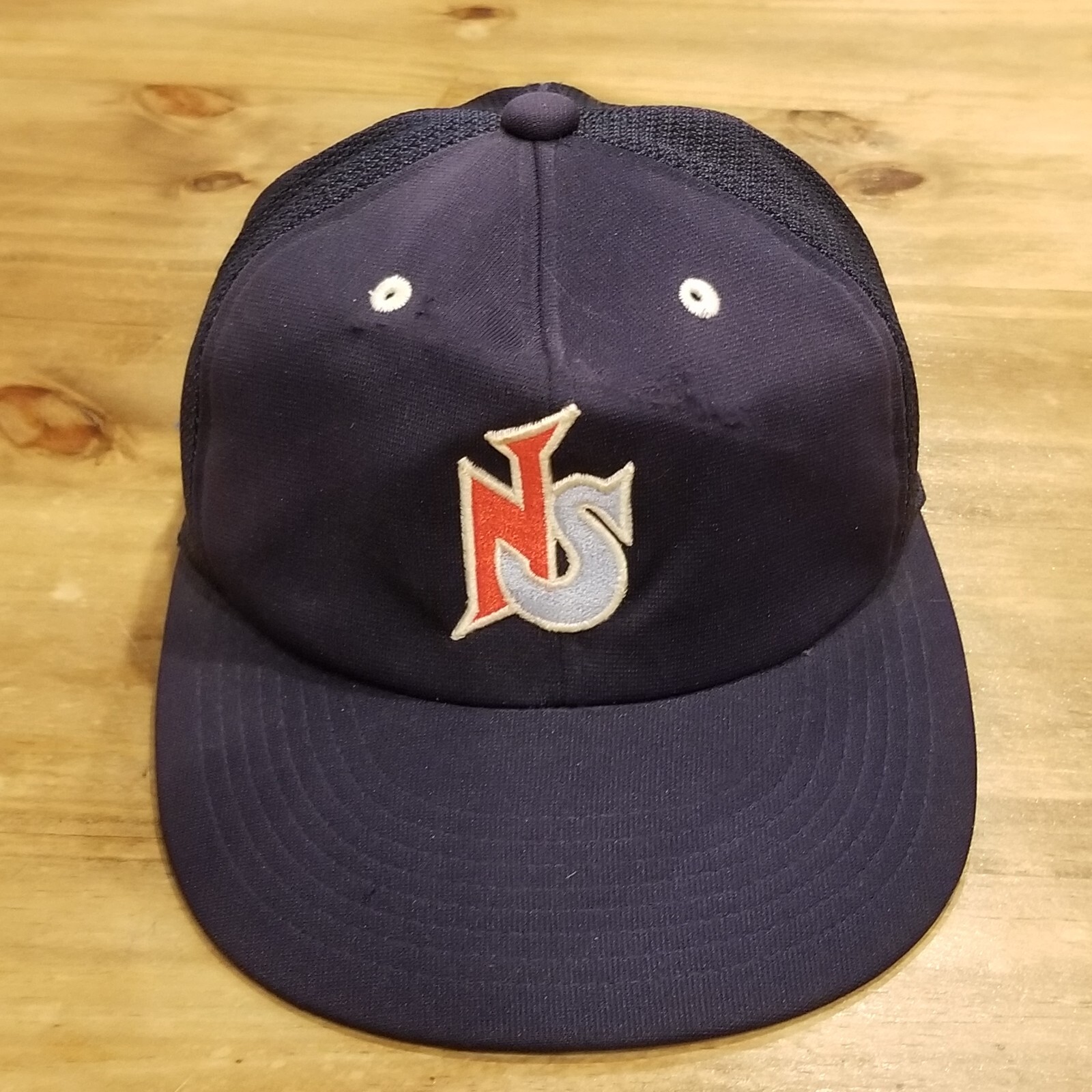 Cap Zip Back Ns Logo Blue Red One Size Adjustable