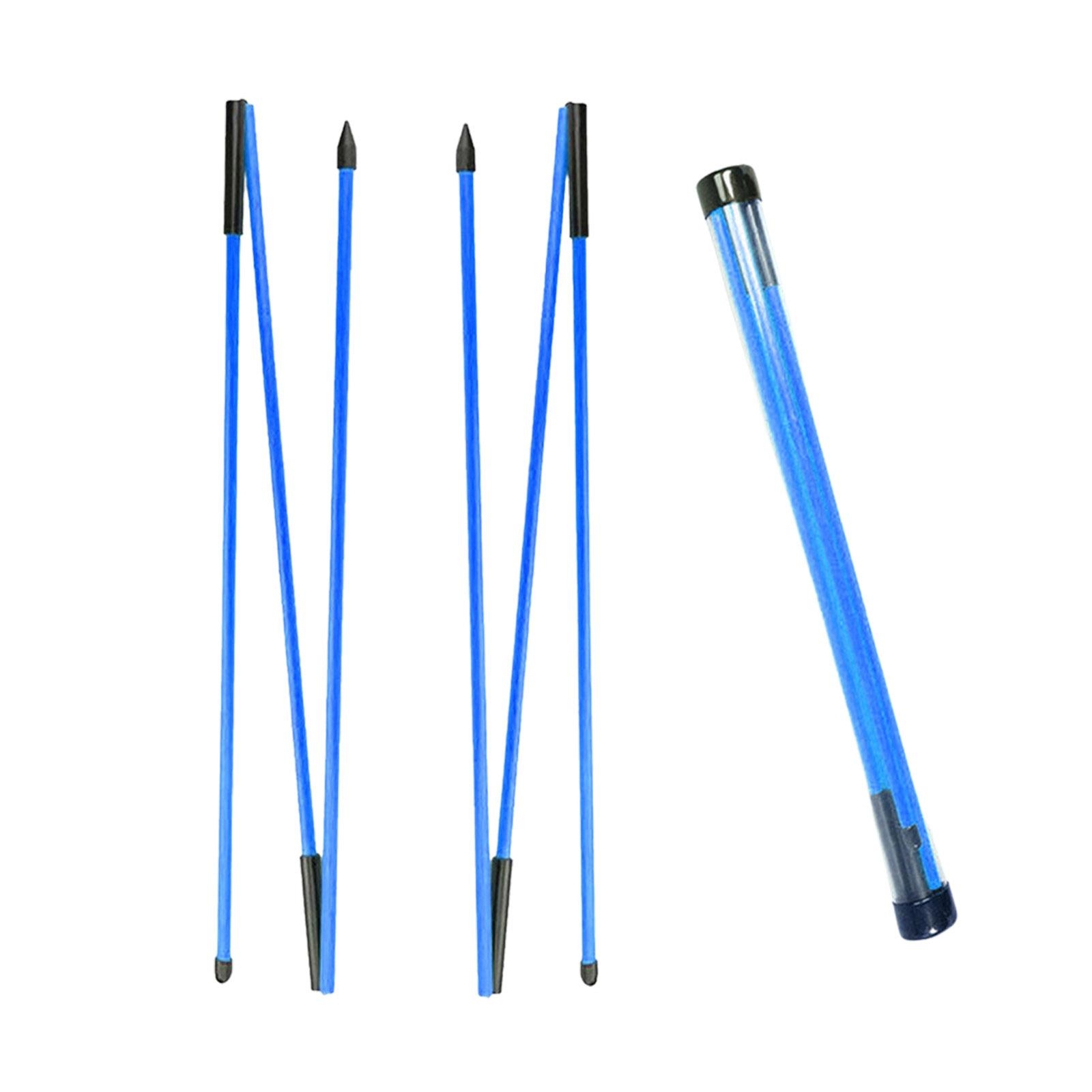 2 Pack Golf Alignment Sticks Training Aid Equipment Collapsible Trainer Practice