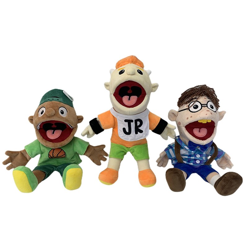 Jeffy's classmate Hand Puppet Cartoon Plush Toy Stuffed Doll Soft Figurine Kids