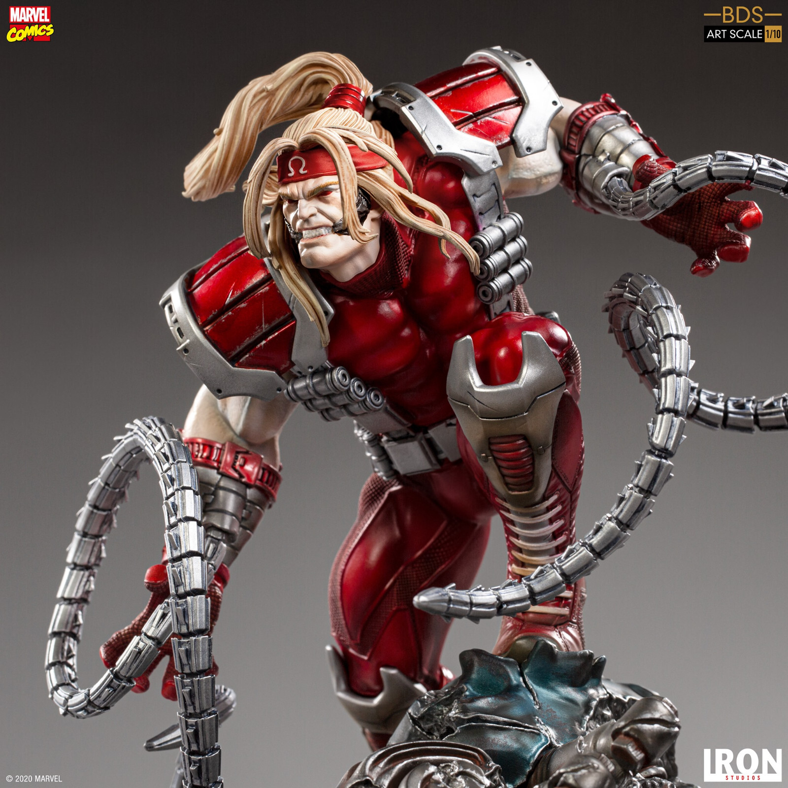 ✠ ΩMEGA RED ✠  MARVEL MINI- BUST Lot - OMEGA RED, MARVEL MINI-BUST, BOWEN WITH ORIGINAL BOX, 2000