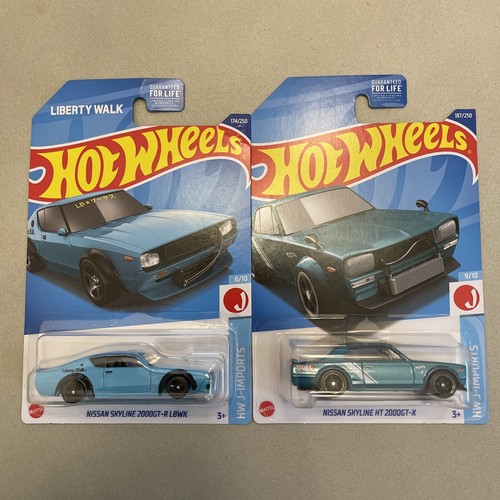 Hot Wheels NISSAN SKYLINE HT 2000GT-X +2000GT-R LBWK 174/250