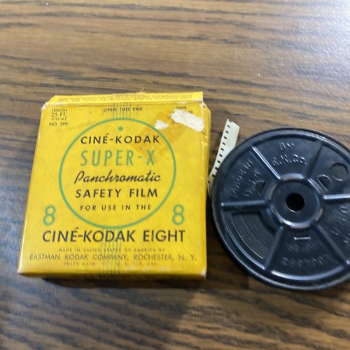 Vtg Cine-Kodak Super-XX Panchromatic Safety Film 16mm 25 Ft