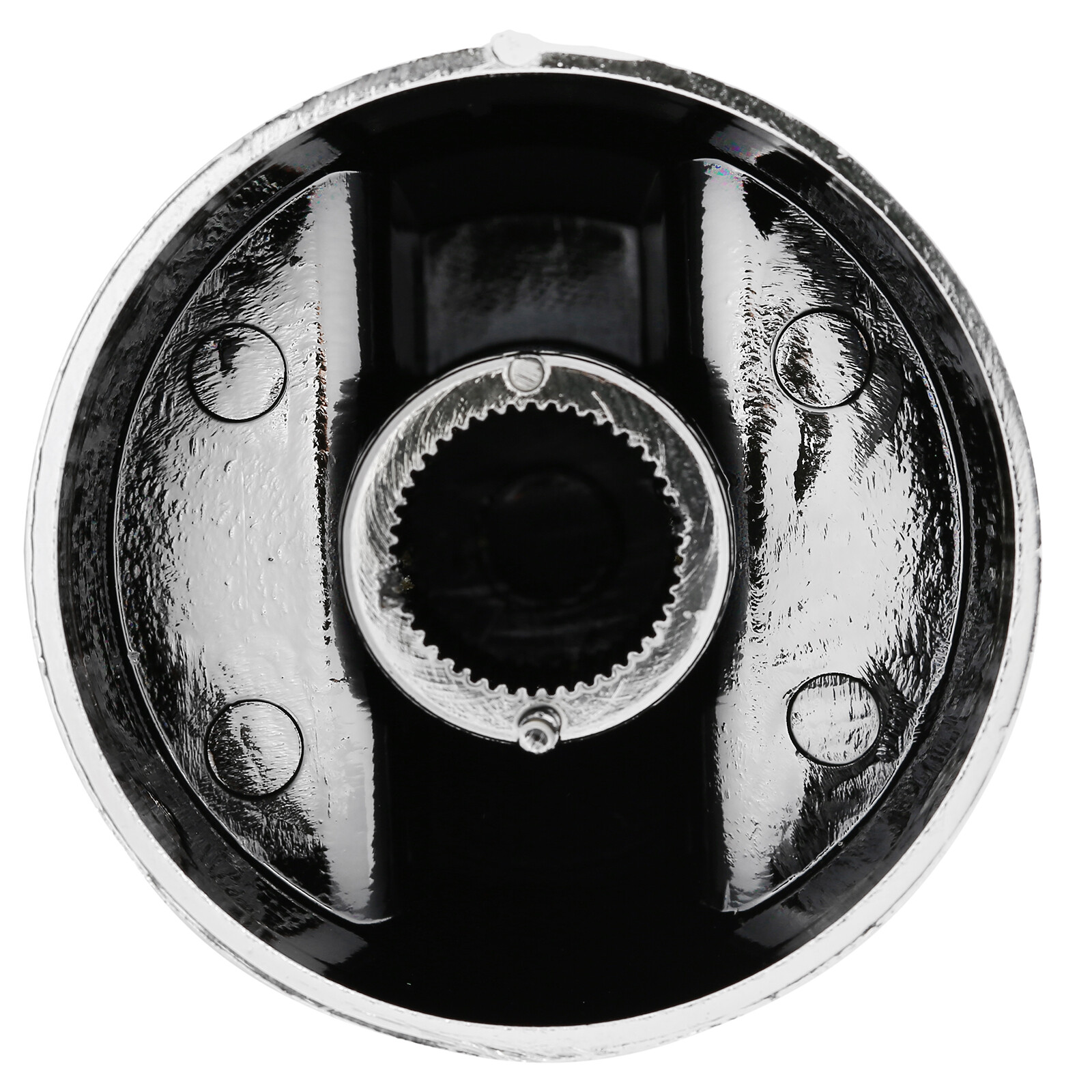 Universal Chrome Oven Knob Silver Gas Hob Cooker Control Switch Knobs