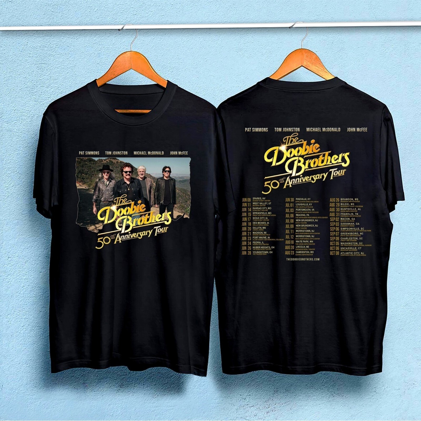 Huey Lewis Doobie Brothers シャツ 1987年 Huey Lewis Doobie Brothers シャツ 1987年 Vintage 1987 Doobie