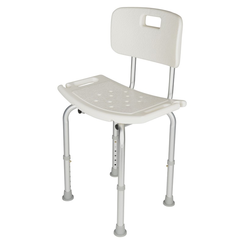 Adjustable Height Disability Shower Bath Seat Chair Stool Bench With Backrest UK eBay