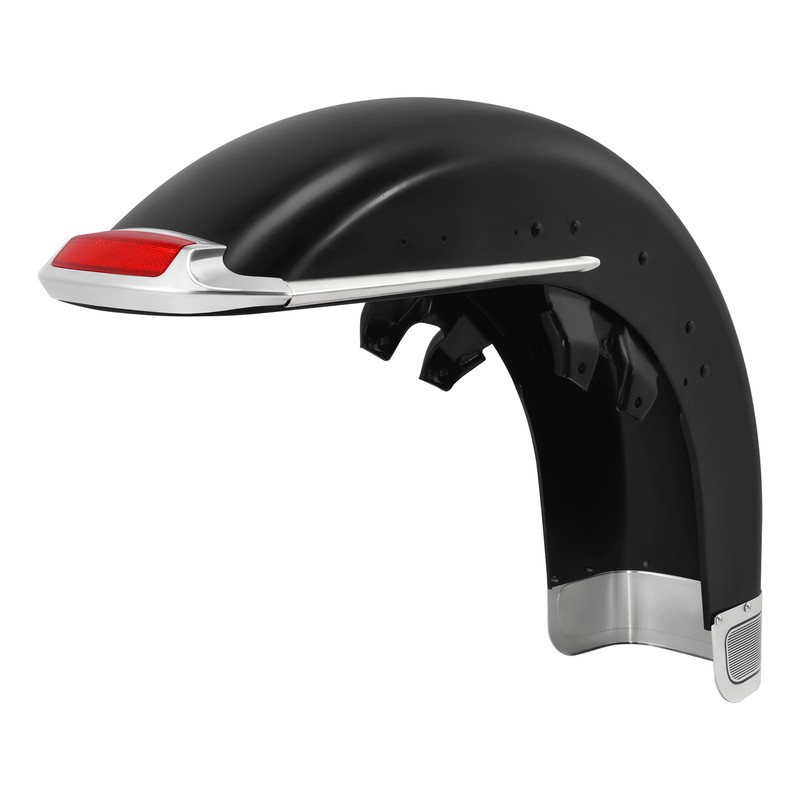 Frontfender Für Harley Touring – Unlackiert Schwarz, Aus Eisen, Passt Für Electra Glide, Road King Uvm. (1989–2013)