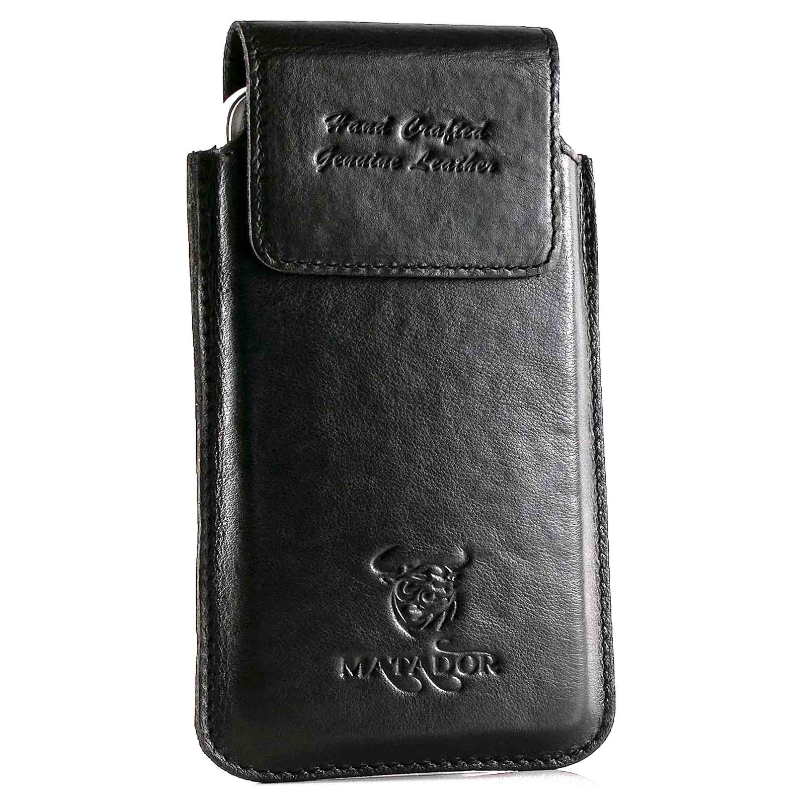 MATADOR Huawei P30 P40 Pro P50 Pro P60 Pro Ledertasche Leder Hülle Case Schwarz