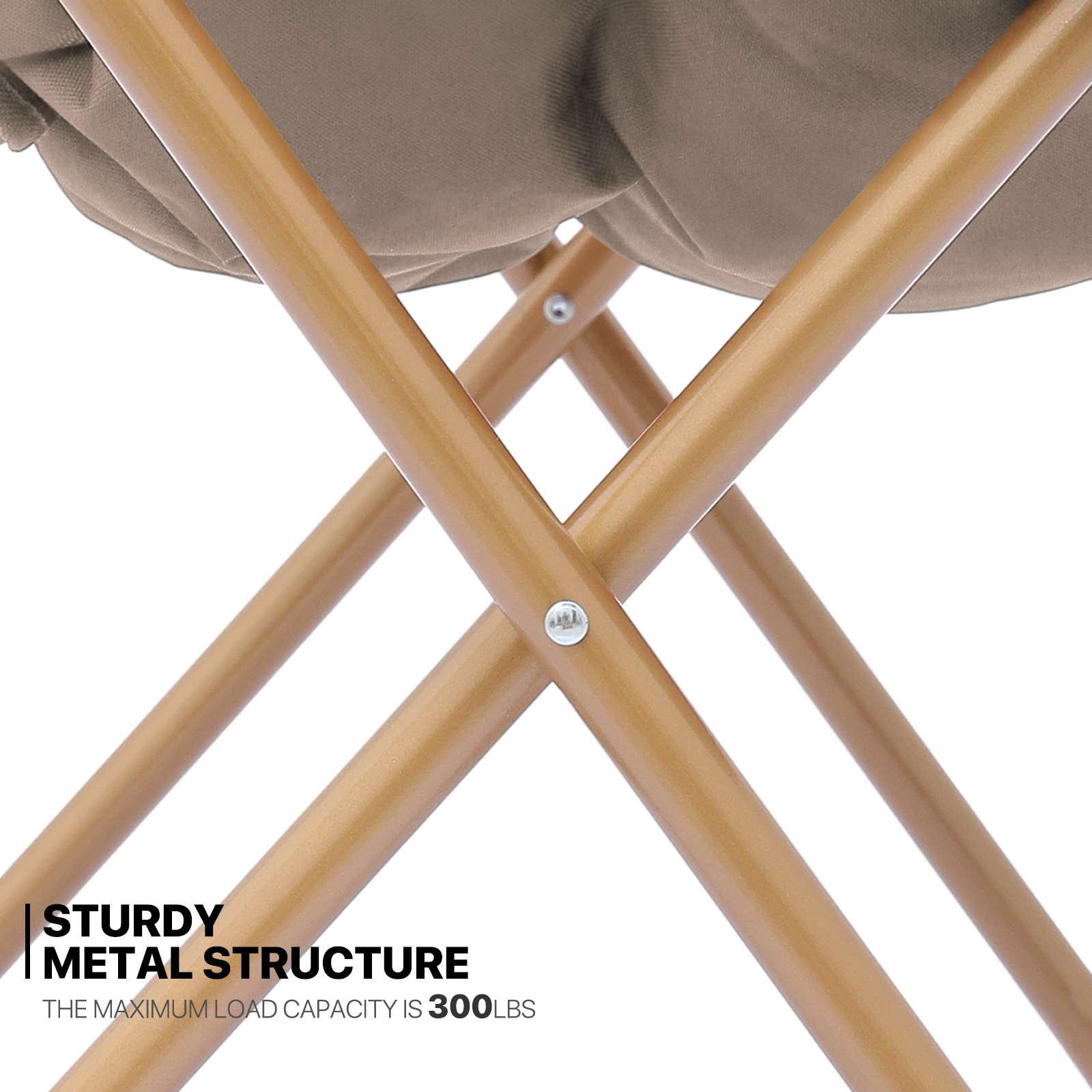 Foldable Saucer Cozy Lounge Chair Living Room Oversized Soft Comfy Faux Fur Seat