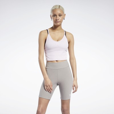 

Reebok Classics Strappy Rib Lifestyle Майка женская футболка Frost Berry Футболка, Розовый, Reebok Classics Strappy Rib Lifestyle Tank Top
