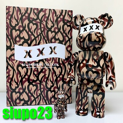その他 MEDICOM TOY - BE@RBRICK GOD SELECTION XXX NUMBER NINE Medicom 400% + 100% Bearbrck ~ Number Nine XXX Be@r brick | eBay