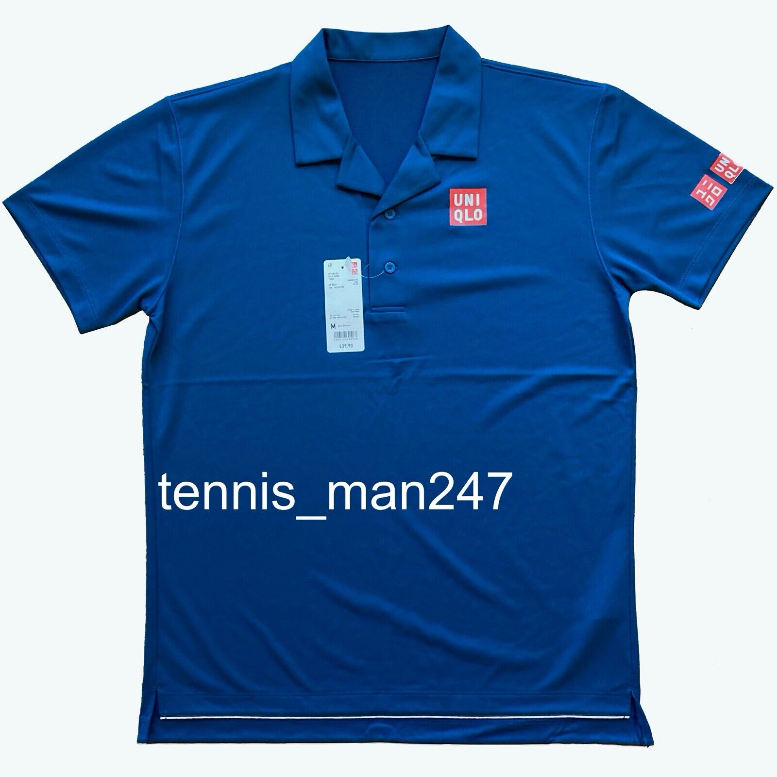 Uniqlo Roger Federer RF 2019 Australian Open Tennis Polo Uniqlo Roger Federer RF 2019 Australian Open Tennis Polo