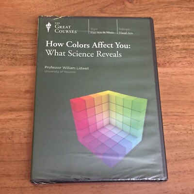 Great Courses How Colors Affect You What Science Reveals DVD William Liddell