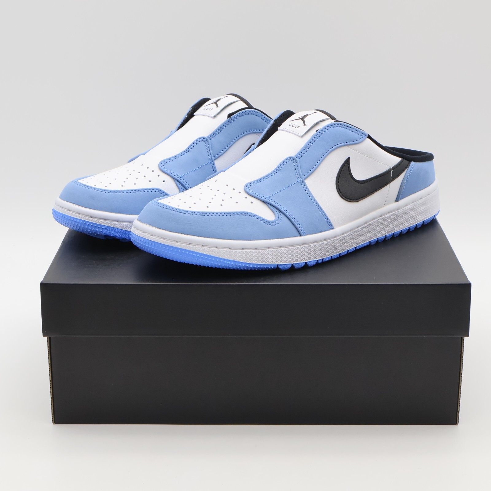 FJ1214-400 Nike Air Jordan 1 Mule Golf University Blue White FJ1214-400 Nike Air Jordan 1 Mule Golf University Blue White