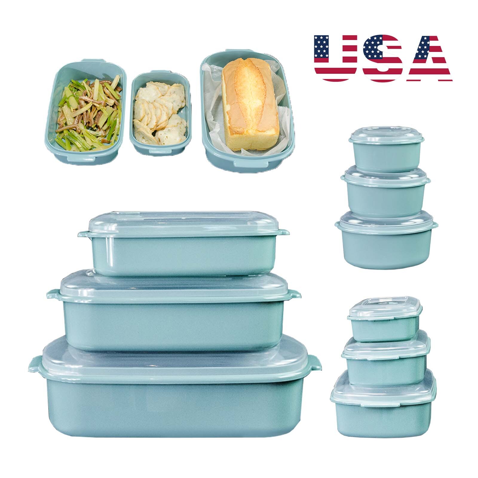 S With Lids Leak-proof Bpa-free