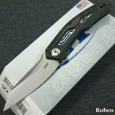 Zero Tolerance ZT 0762 TDS CPM-20CV Modified Sheepsfoot Blade Carbon Fiber