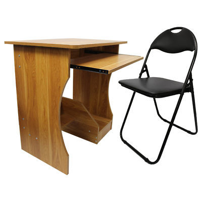 Meta Home Office Desk chair set Computer Desk Sliding Table For Study