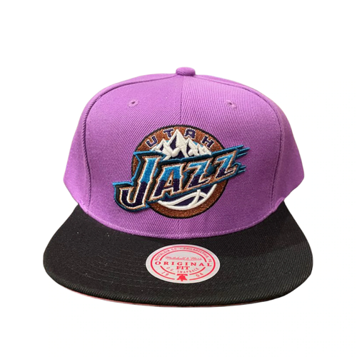 Мужская кепка Mitchell & Ness Purple/Black NBA Utah Jazz Easter HWC Snapback - OSFA