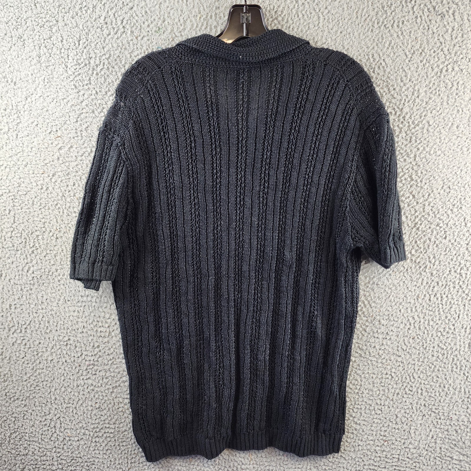 John Varvatos Odin Textured Short Sleeve Polo Sweater Men's