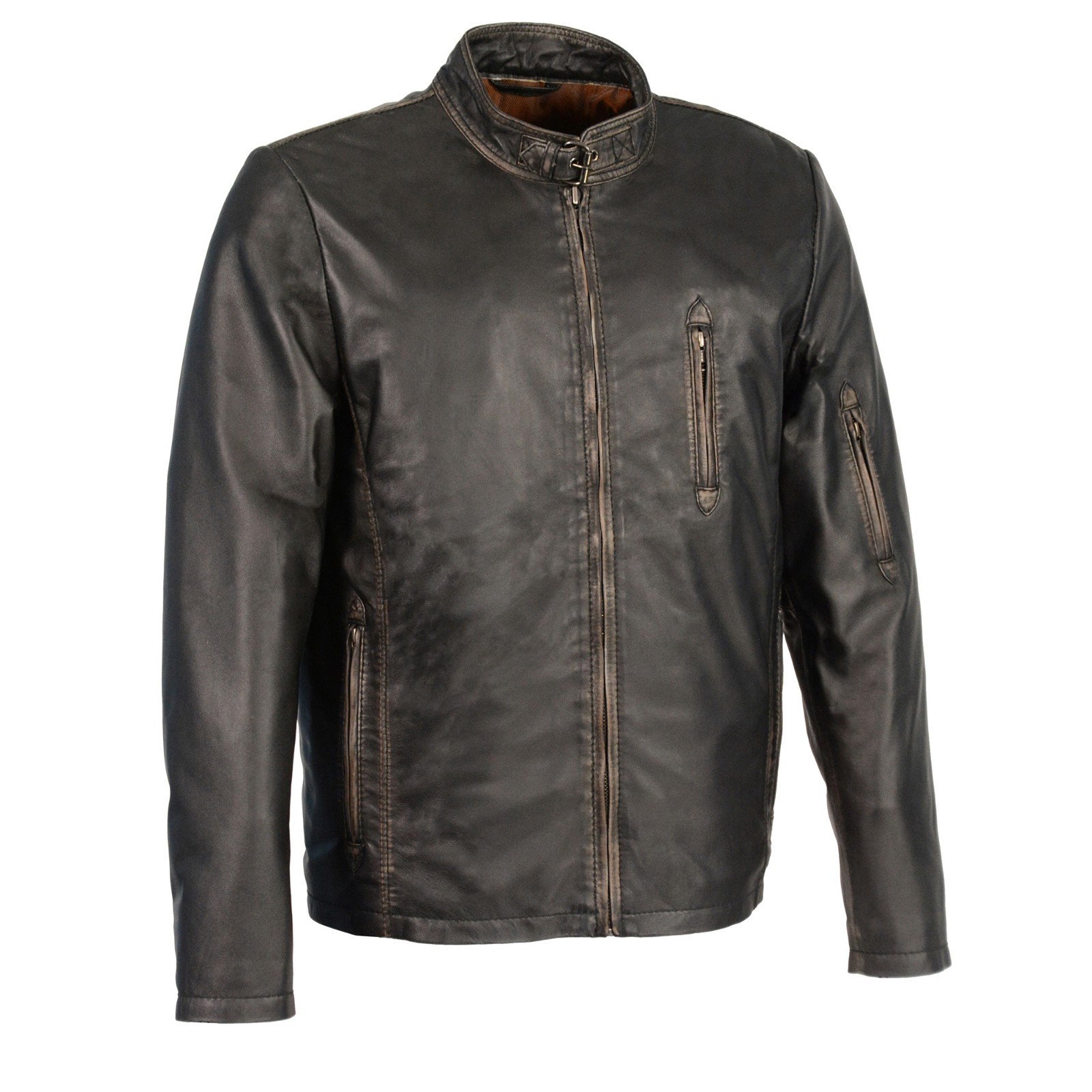 ジャケット・アウター 71michael THROAT TAB LEATHER JACKET THROAT TAB LEATHER JACKET[TUNAGI JAPAN] – 71MICHAEL