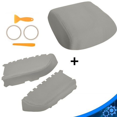 Комплект чехлов для подлокотников передней двери Центральной консоли серого цвета для Honda Pilot 2009-2015