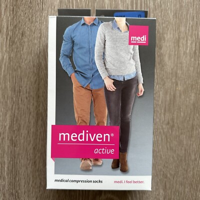Mediven Active Compression Socks Calf CT Grey V 15-20 3542U5