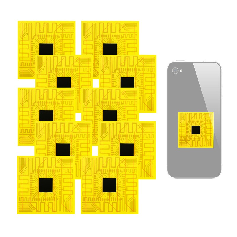 10 Pcs Cell Phone Signal Enhancement Antenna Booster Safeguard Stickers Hot